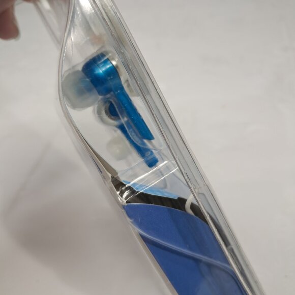 NEW Coby Jammerz blue digital stereo earphones ear buds earbuds CVE52 jammers - Picture 6 of 6